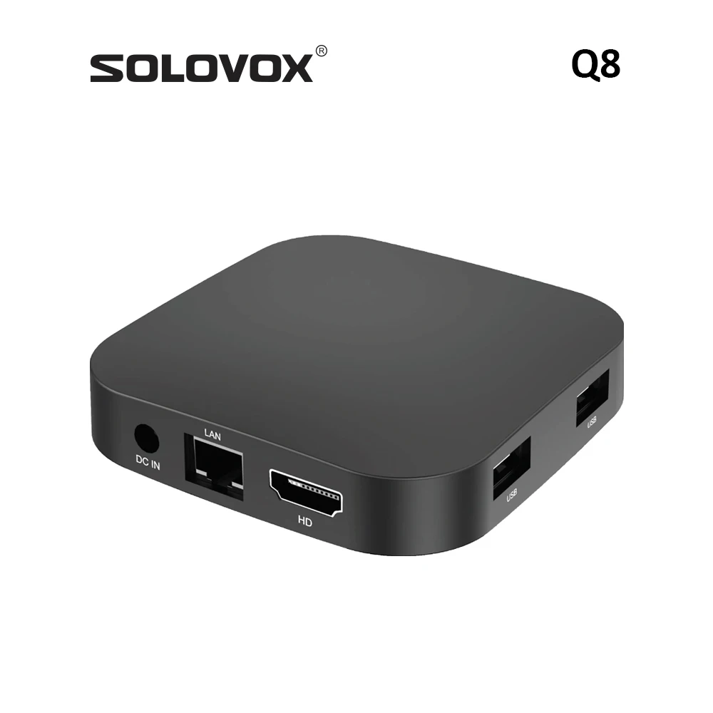 SOLOVOX Q8 TV Android 11 Cherry Box 4G 32G S905Y4 رباعي النواة WIFI 5G Dual STALKERID مشغل الوسائط AV1 4K XTREAM فك