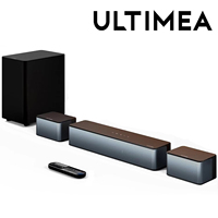 ULTIMEA 320W 5.1 Soundbar with Wireless Subwoofer & 2 Surround Speakers, 3D Surround Sound System Home Theater