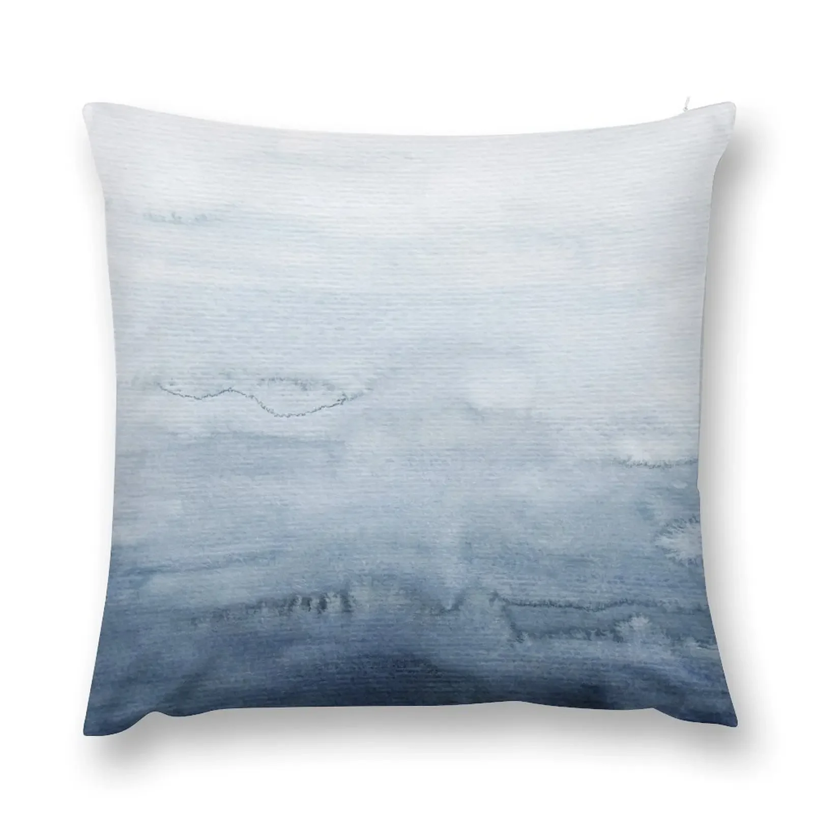 

Indigo Abstract Painting No. 4 Throw Pillow Luxury Sofa Cushions Custom Cushion pillow