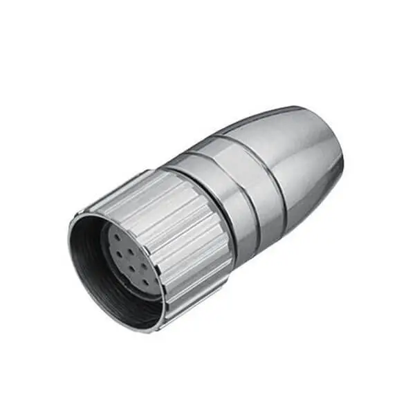 M23 16Pin Waterproot Female Plug Solder Type 623-16A Connector Shield