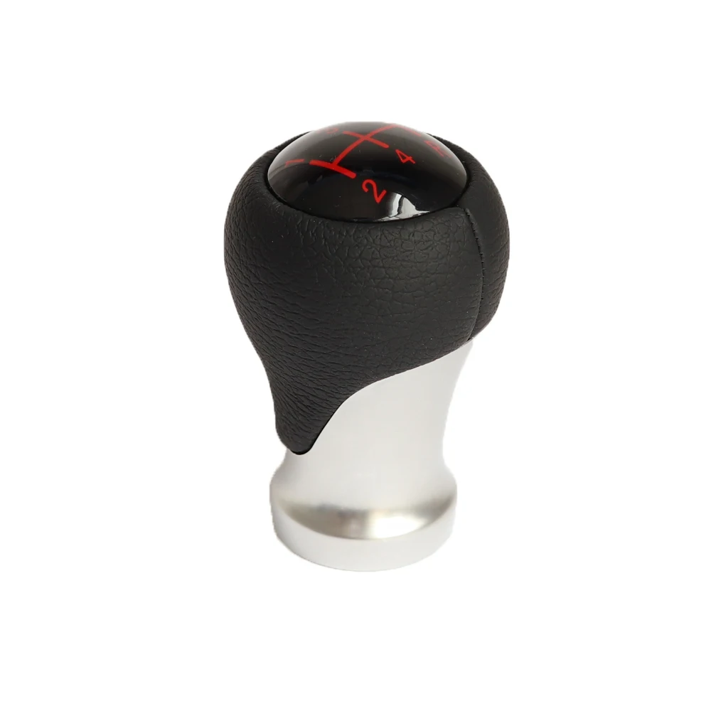 Car Manual Leather Gear shift Knob Lever Handball 12345R 10mm Inner Hole 437111Y100AHV For Kia Picanto Morning 2012-2015