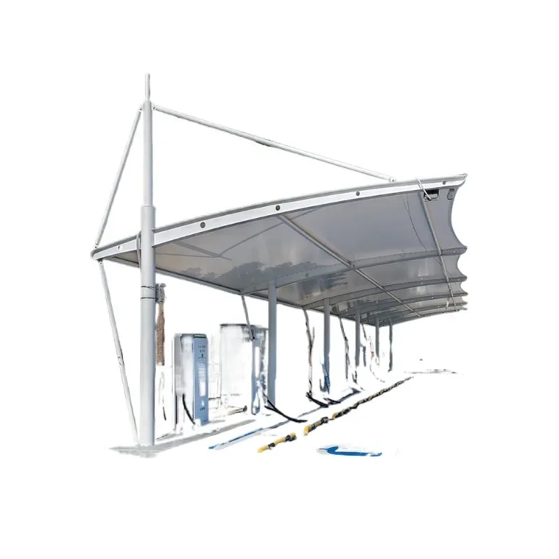 shed car new charging pile photovoltaic self-propelled battery dynamic sunshade rain outdoor heat insulation film cloth