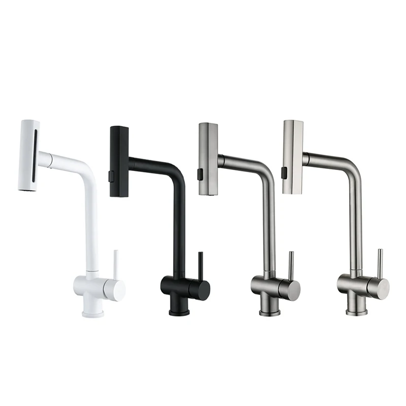 

Pull-Out Water Outlet Waterfall Kitchen Water Outlet Multifunctional Stainless Steel Water Outlet For Sink Easy Install