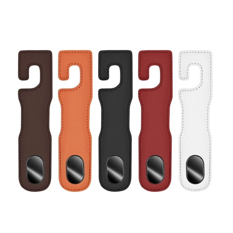 D5BE Car Bag Hook for Headrest Posts with Close-Seat Form for Daily Driving and Carry Item Storage in the Back