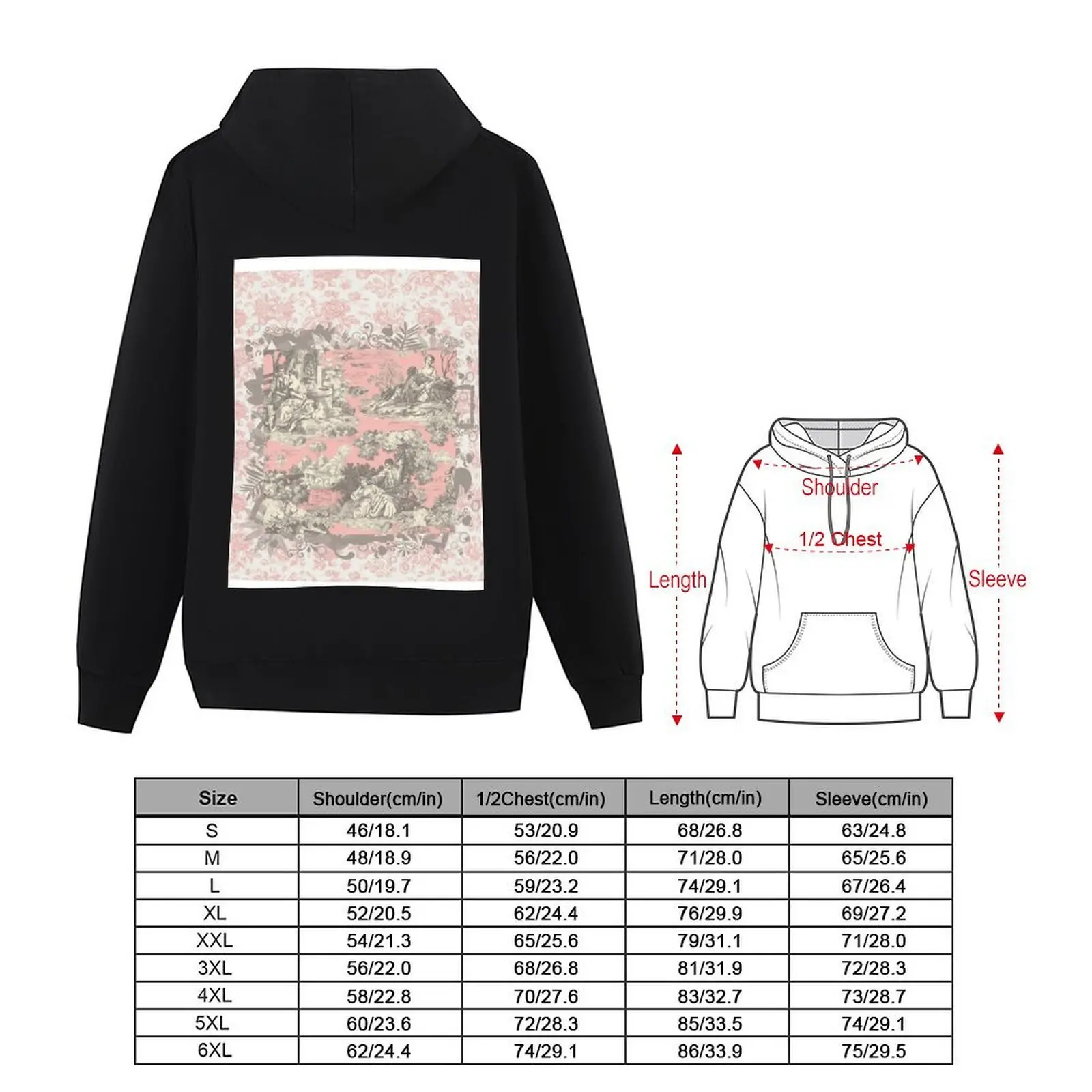 Toile de Jouy 3 هوديي الخريف منتجات جديدة الخريف سترة الرجال الرجال مصمم الملابس الجرافيك تي شيرت الرجال هوديي رجل #5