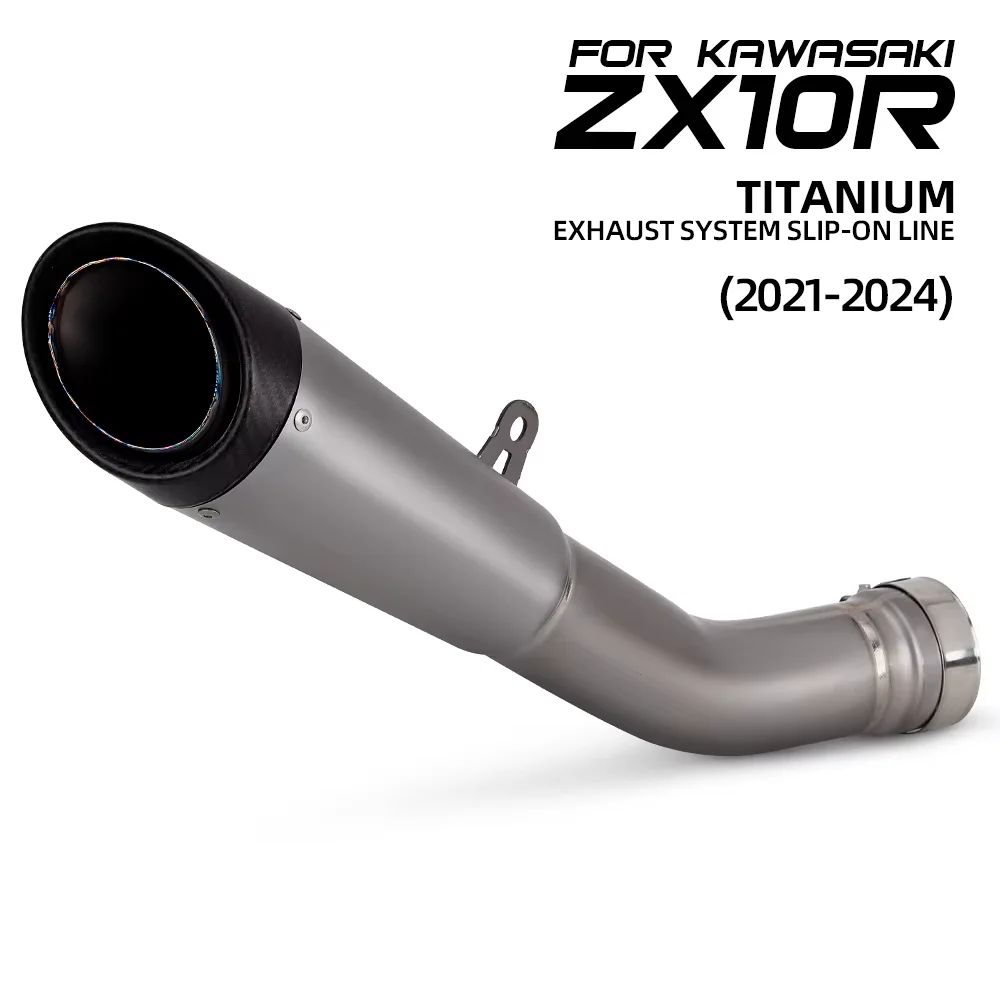 

Motorcycle Project S1-GP titanium Exhaust Muffler For KAWASAKI ZX10R 2021-2025 NINJA ZX10RR