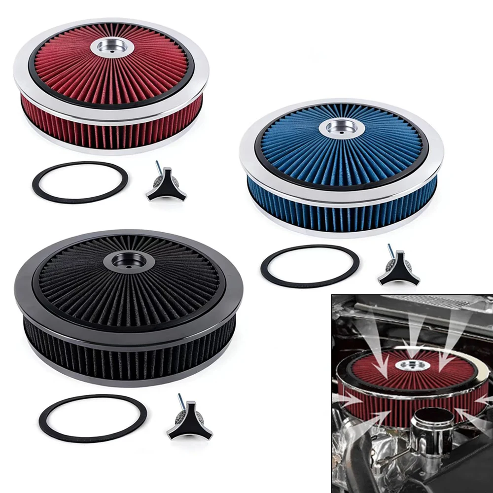 filtre-a-air-universel-14-pouces-de-large-3-pouces-de-haut-avec-couvercle-super-flow-thru-lavable-rond-avec-bride-de-5-1-8-pouces