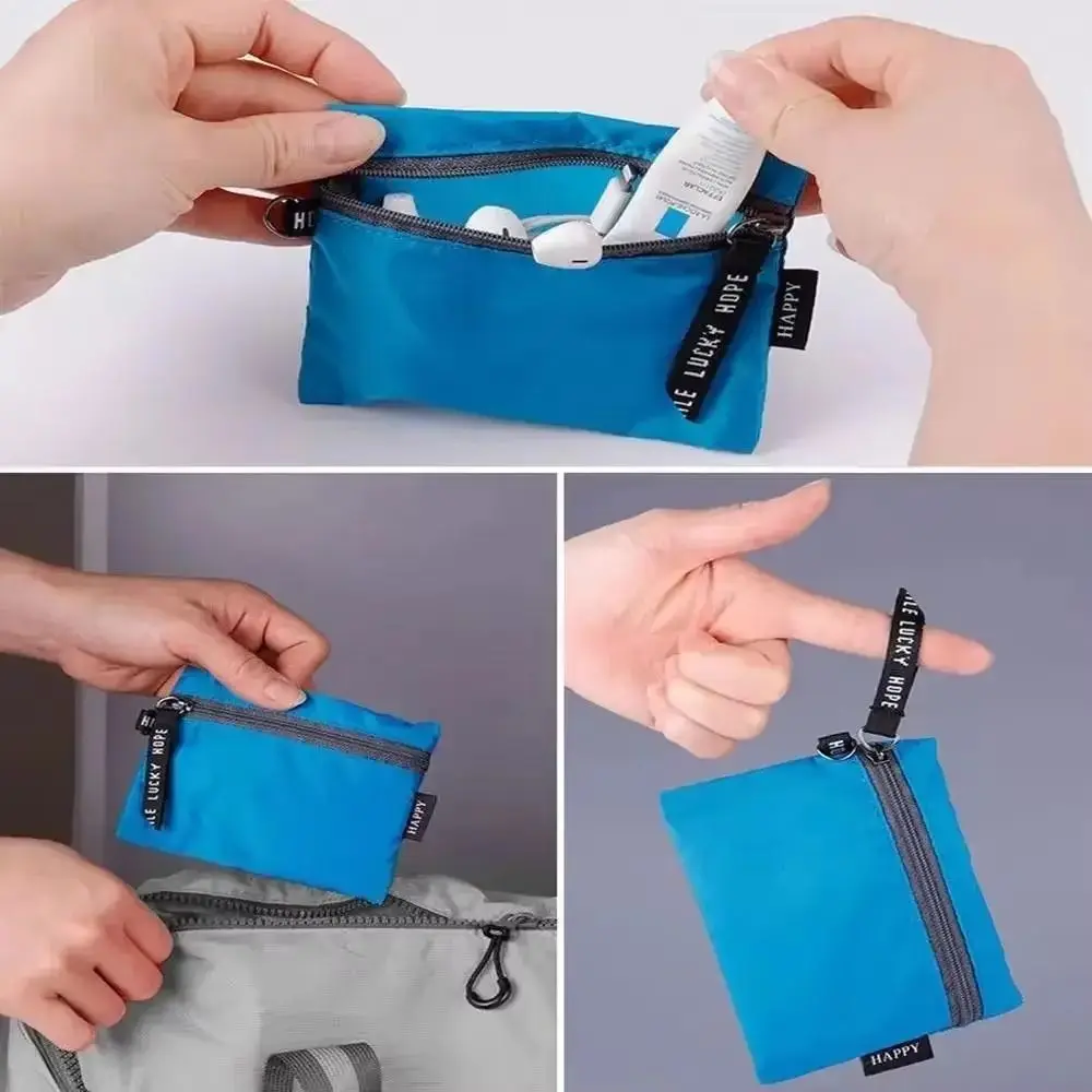 

Zipper Outdoor Organizer Waterproof Portable Travel Cosmetic Bag Multipurpose Large Capacity Outdoor Storage Bag