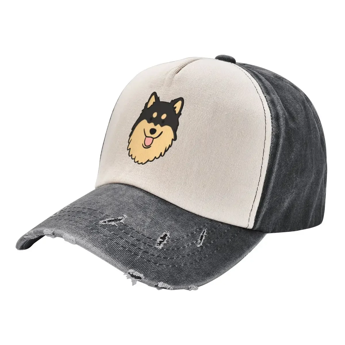 

Finnish lapphund dog cute illustration Baseball Cap summer hat Gentleman Hat Women Men's