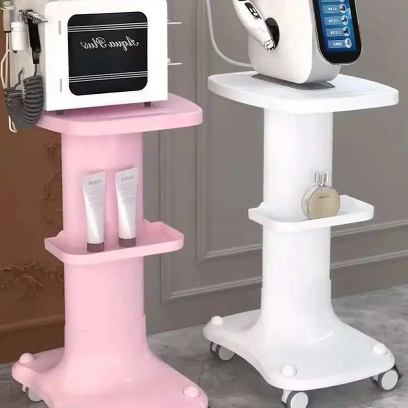 

White Display Salon Trolley Cosmetic Aesthetic Professional Organizer Cart With Wheels Werkzeugwagen Salon Furniture MQ50TC