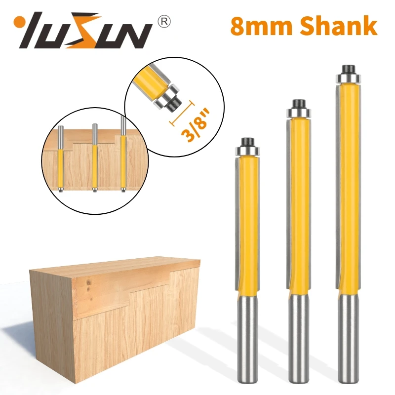 

Фреза YUSUN карбидная, 8 мм, 3/8 дюйма, для работ по дереву