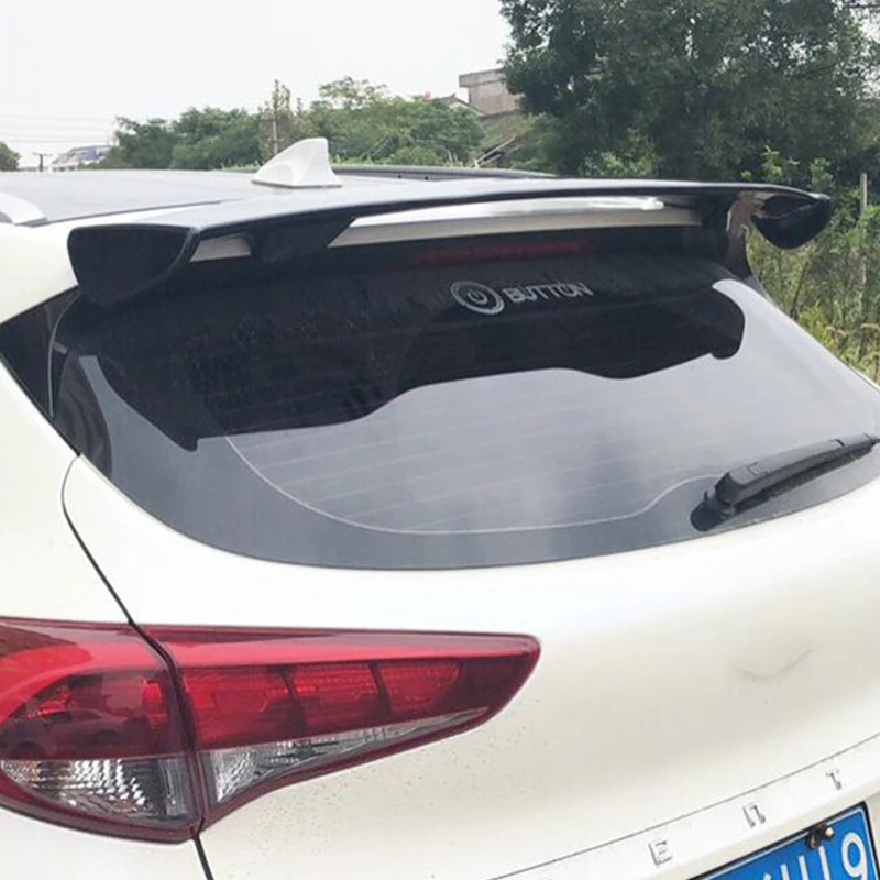 For Universal Roof GT Spoiler Accessories ABS Material Hyundai IX25 IX35 Black Hatchback Car Window Rear Lip WING Tail Refit