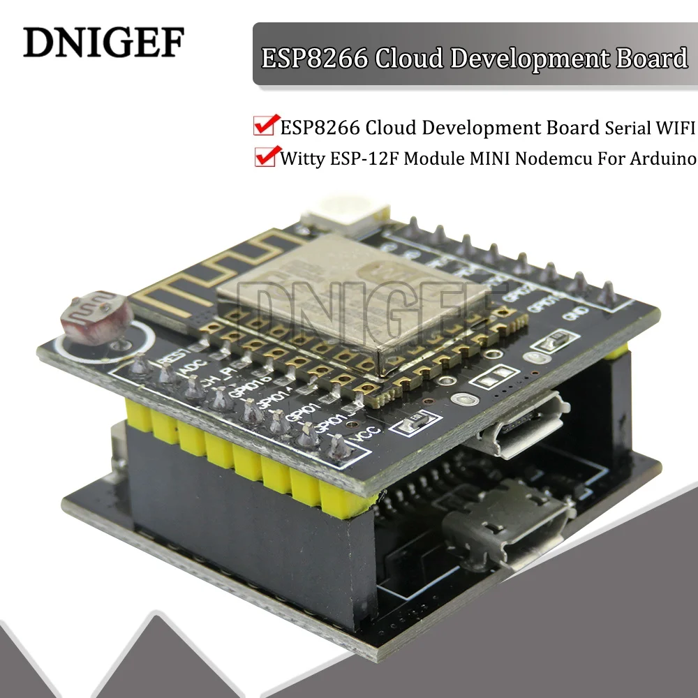 ESP8266 Cloud Development Board Последовательный модуль WIFI Witty ESP-12F MINI Nodemcu для Arduino