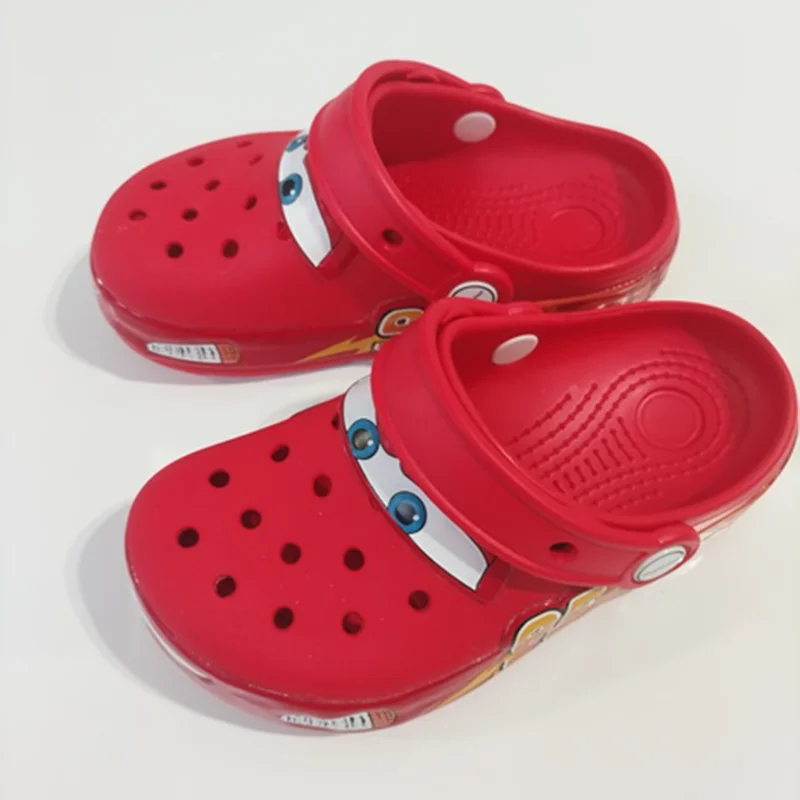 

Твердые водонепроницаемые тапочки с рисунком Диснея «Меккварины» в стиле Дисней, детские уличные сандалии для детей 0–8 лет, дышащая обувь из ЭВА