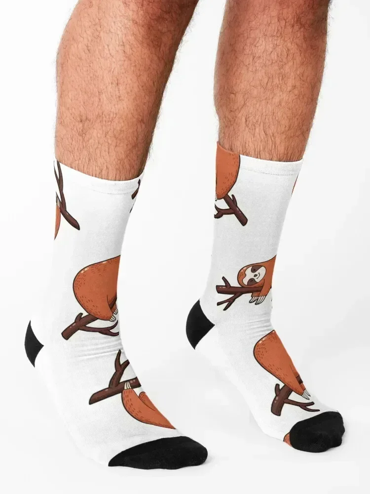 cute sloth Socks loose man hip hop Stockings Woman Socks Men's