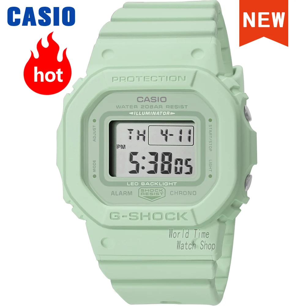 Casio watch New model 2024 Vintage ins style 200m Waterproof quartz square table reloj casio hombre GMD-S5600BA series