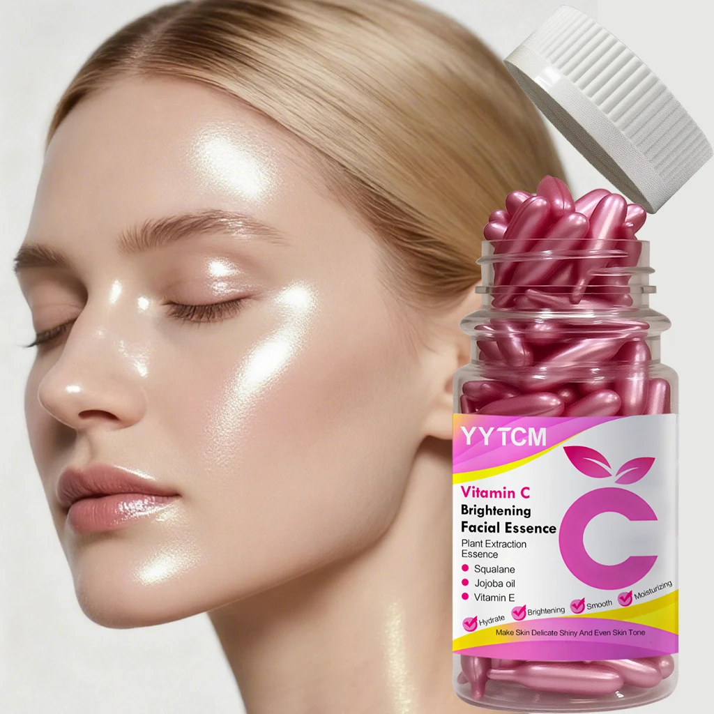 Vitamin E Serum, Single-Use Facial Essence, Moisturizing and Hydrating Facial Skin Care 18 Capsules/30 Capsules/50 Capsules/90 Capsules/120 Capsules/180 Capsules