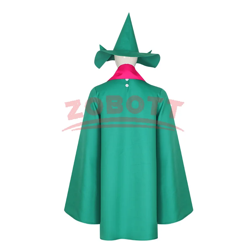 عباءة بقلنسوة من Undertale Ralsei عباءة علوية من Deltarune التأثيرية مع وشاح قبعة زي الهالوين