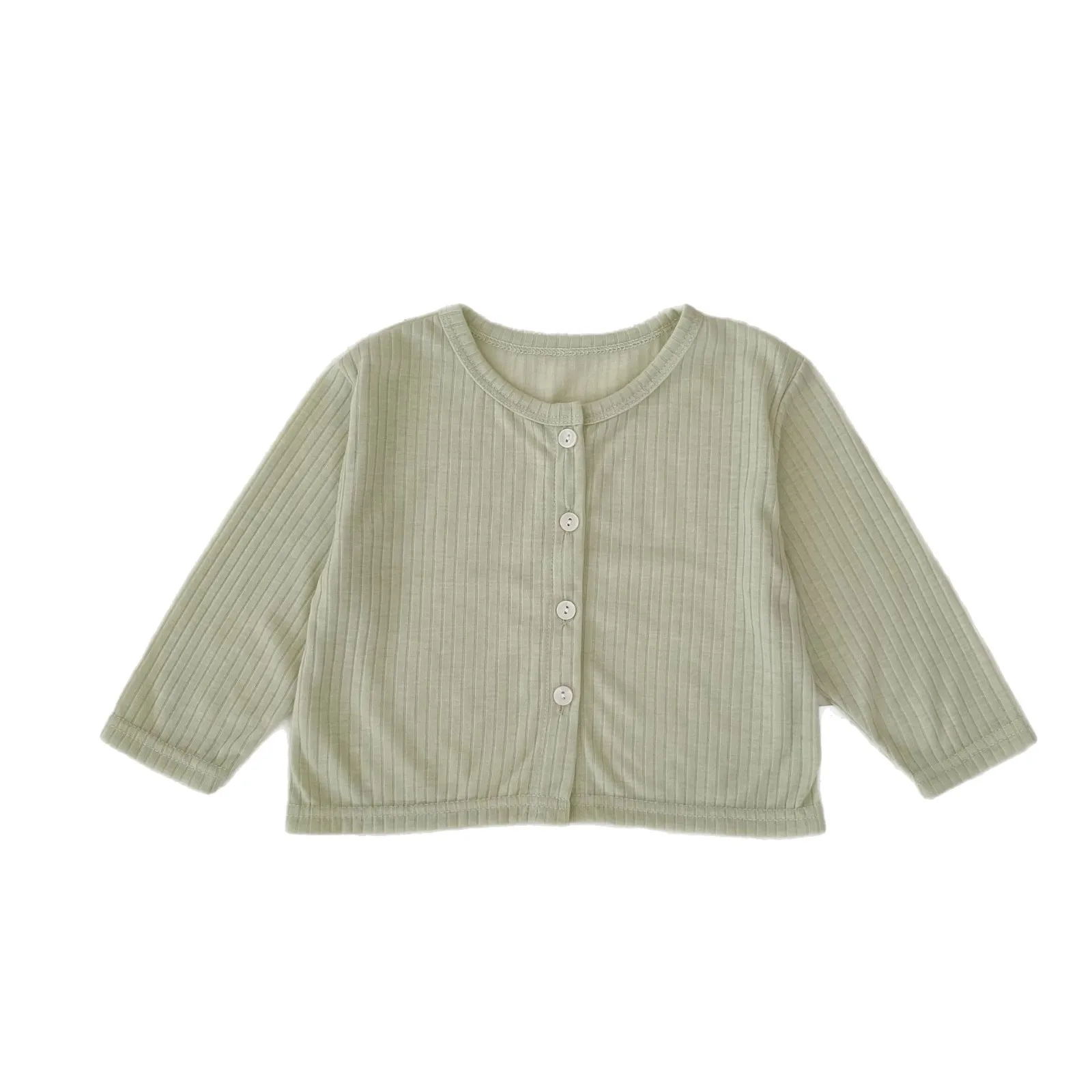 2025 صيف جديد طفل معطف طويل الأكمام الصلبة بسيطة الفتيات رقيقة واقية من الشمس سترة الأطفال تنفس لينة سترة الاطفال الملابس