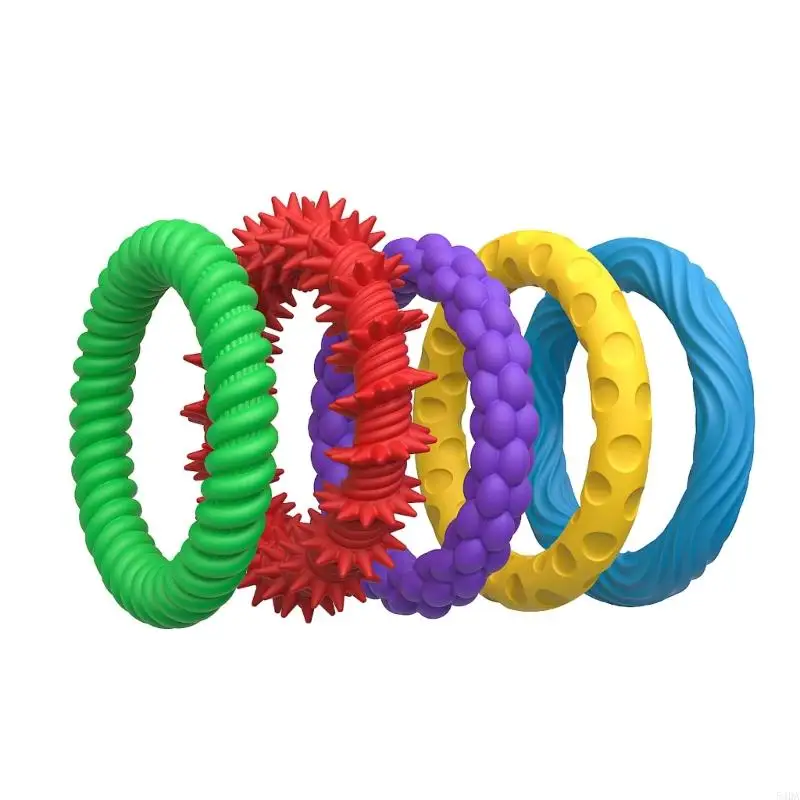 

54DA Гибкий браслет против беспокойства, мягкий эластомер, незаменимое дополнение для снижения стресса в офисных поездках