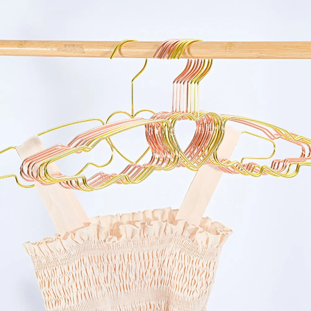 

4pcs Clothes Holder Wing Metal Hangers Multi-layer Closet Organizer Coat Holder Non-slip Travel Clothes Rack