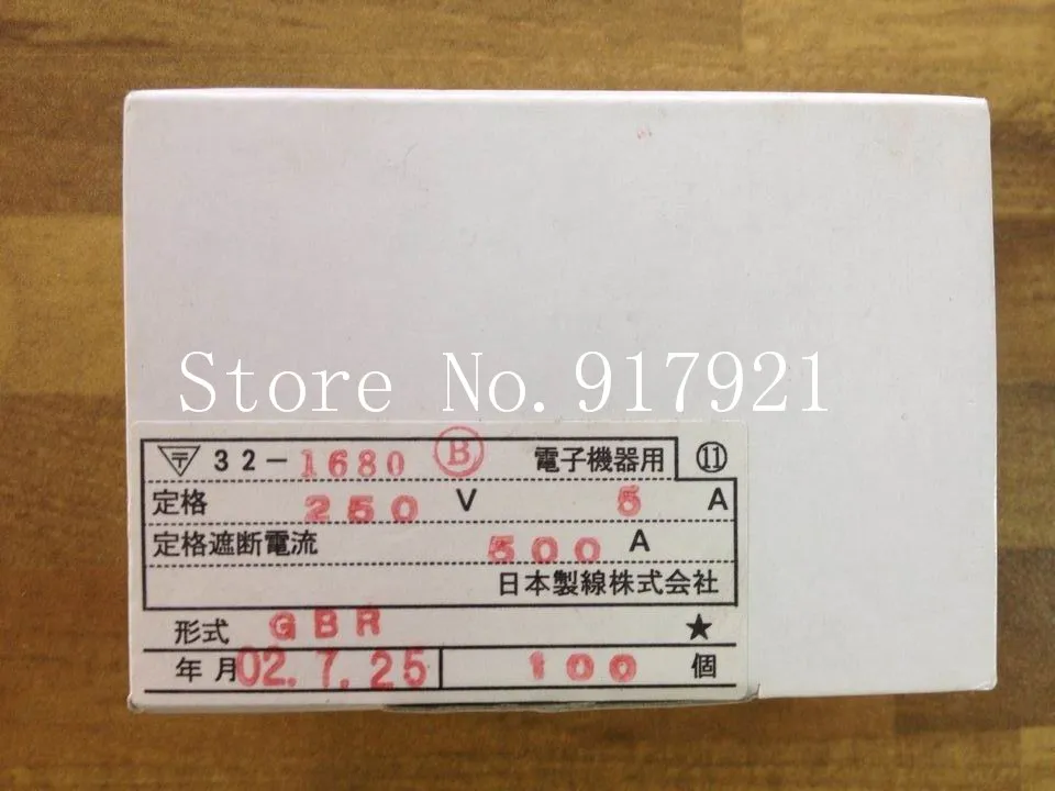 [ZOB] Imported Japanese JET GBR 6X30 5A 250V FUSE original micro glass  --200pcs/lot