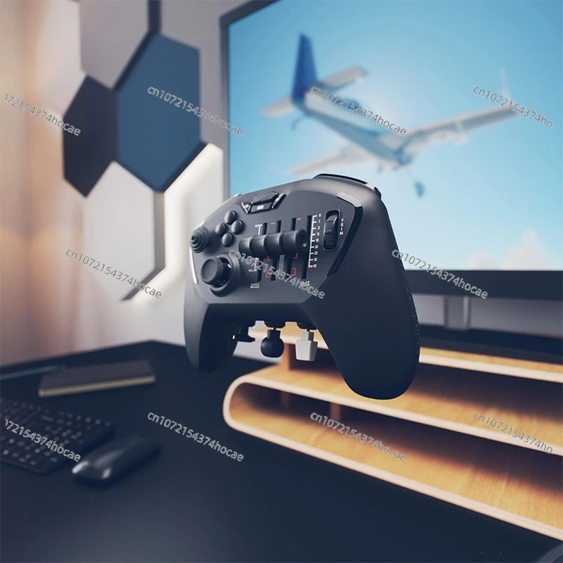 Flight simulation game wireless controller emulator peripheral