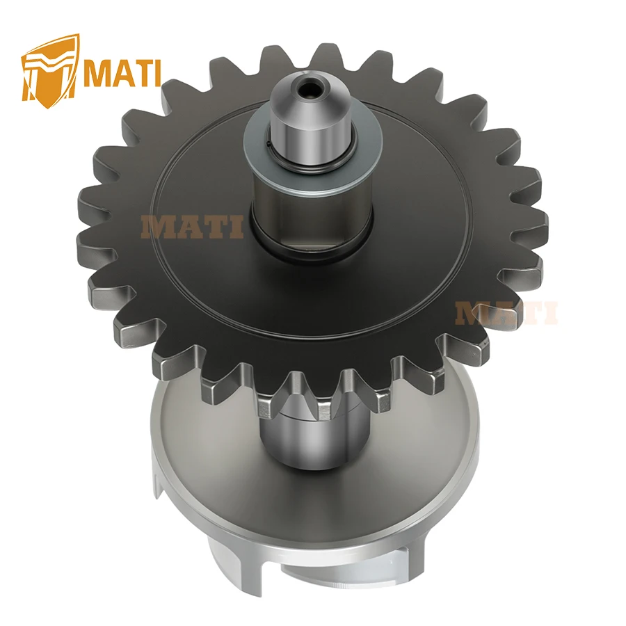 MATI Water Pump Impeller With Shaft Gear For Yamaha YZ65 2018-2024 YZ85 2002-2024 YZ125PSK/RSK 2002-2003 O.E.M# 5PA-12451-00-00
