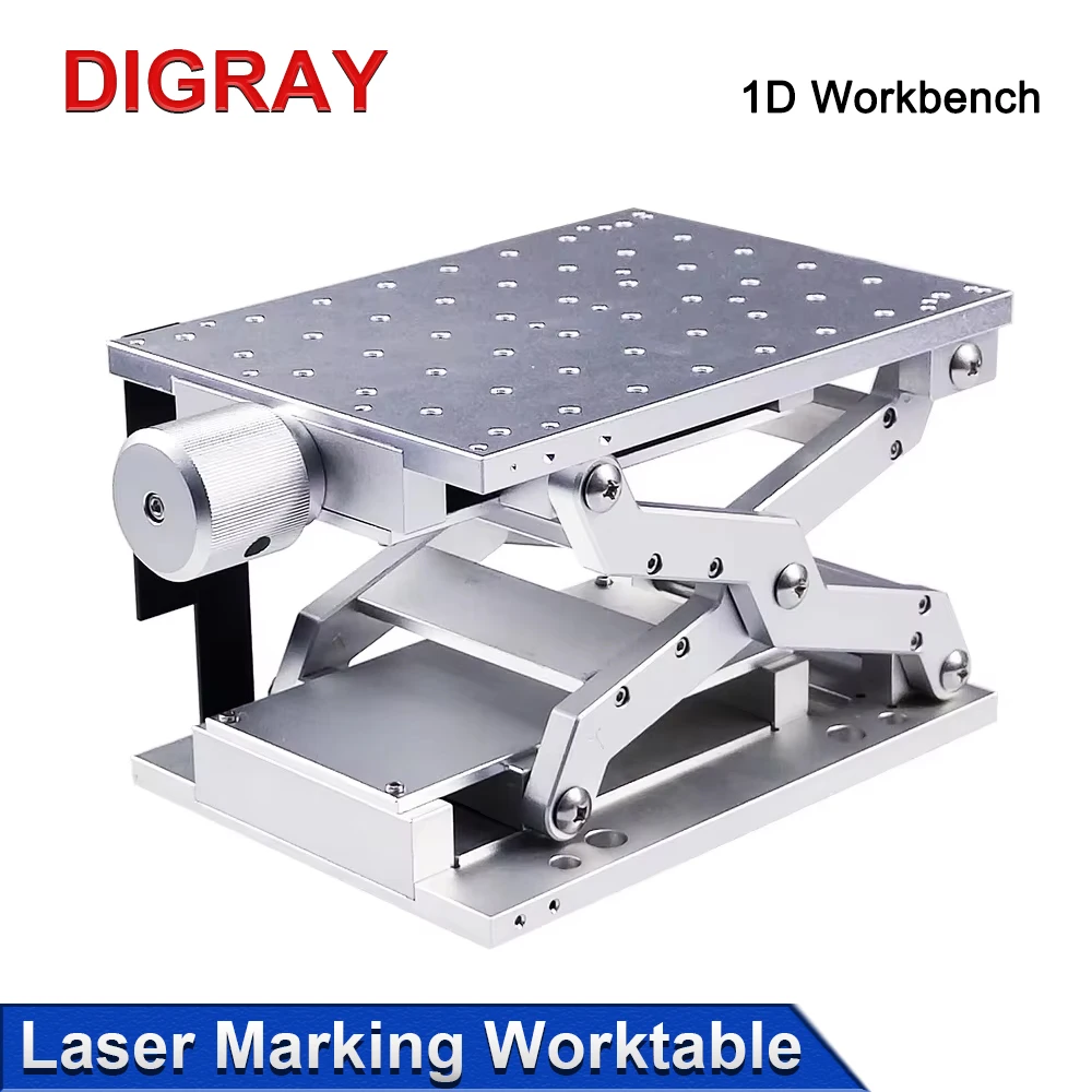 

DIGRAY Single Axis Mobile Table 210*150mm With Ruler Z Axis Table Portable Laser Engraving Machine DIY Parts