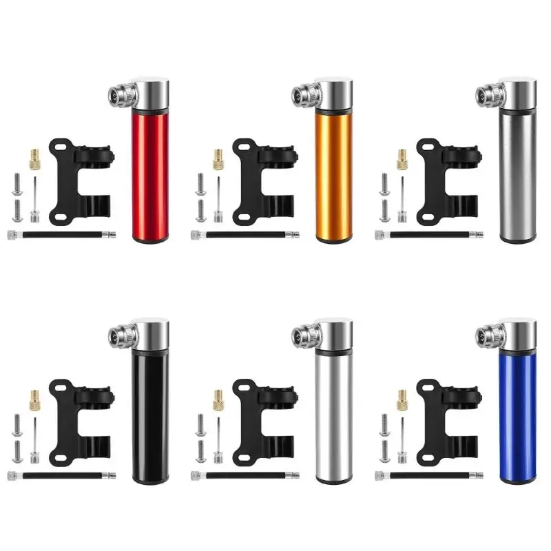 

652F Portables High Pressures Bike Pumps Universals Valves Bicycles Hand Tire Pumps for Daily Maintenances