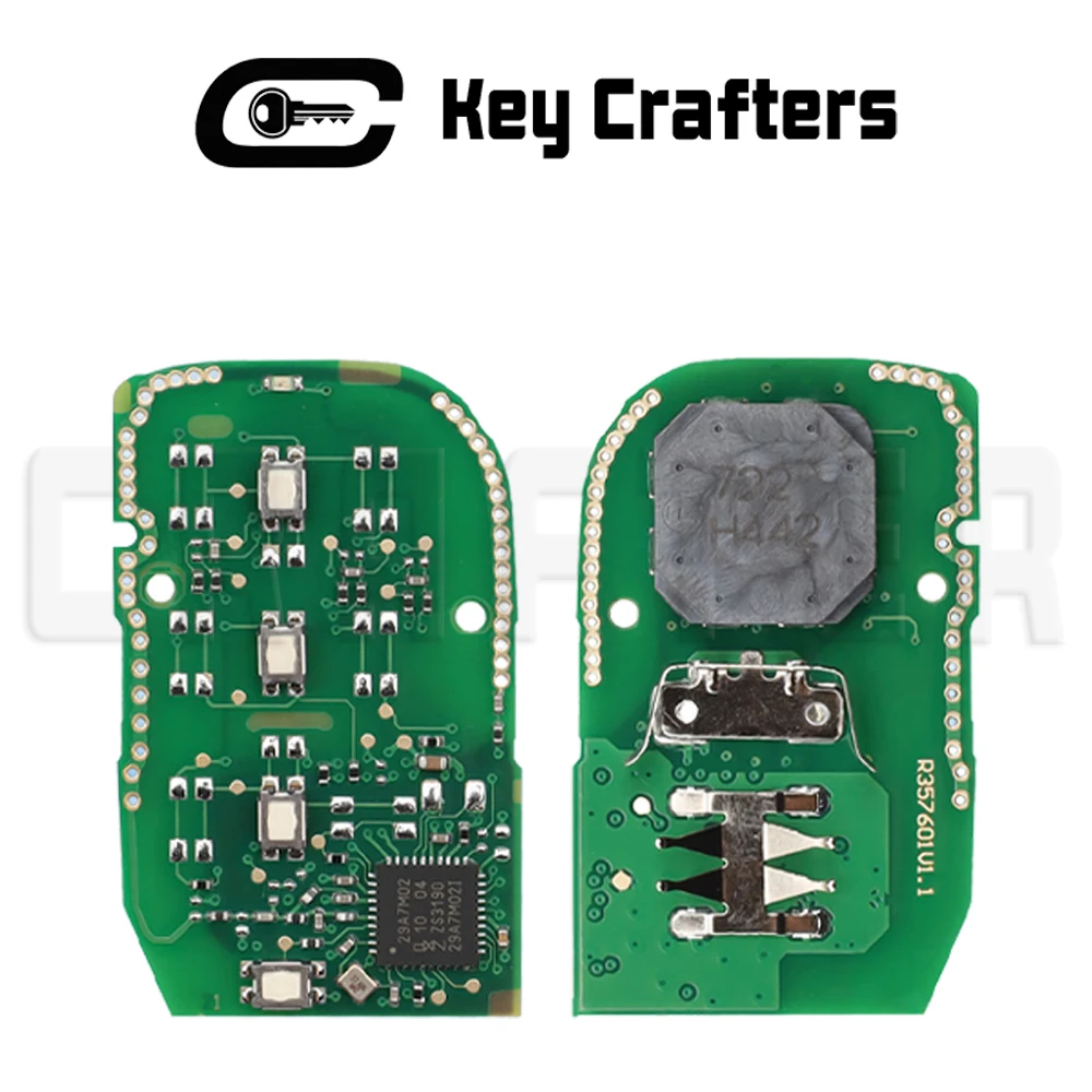 مفتاح Crafters KR5TP-4 رقاقة 4A 433 ميجا هرتز مفتاح السيارة الذكية لهوندا أكورد الطيار HR-V CR-V سيفيك 2022 + 72147-T20-A11 A3C0775510100 #3