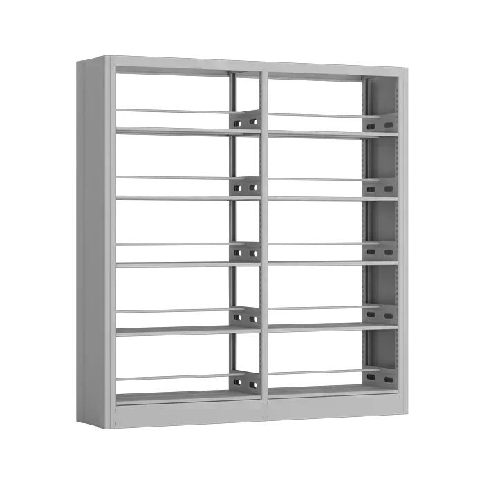 Newly Designed Double-sided Office 5-story Bookcase Library Metal Bookcase Living Room Display Case And Storage Shelf