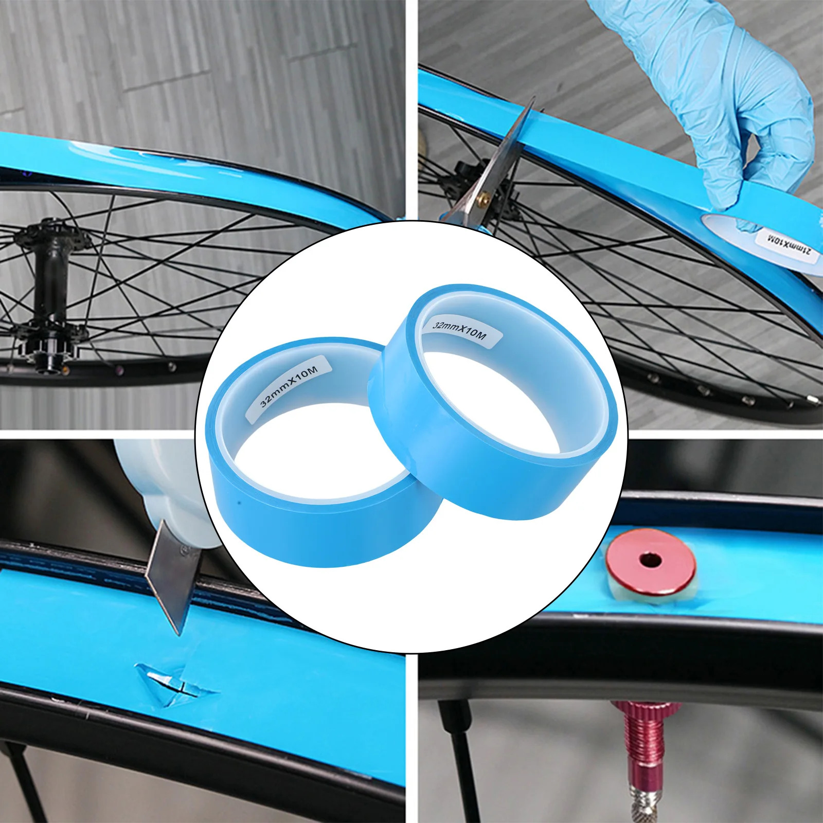 

Puncture Protection Tape For Tires Tubeless Tubeless Rim Tape 0.1mm Thickness Bicycle Accessories Sealed Spoke Holes