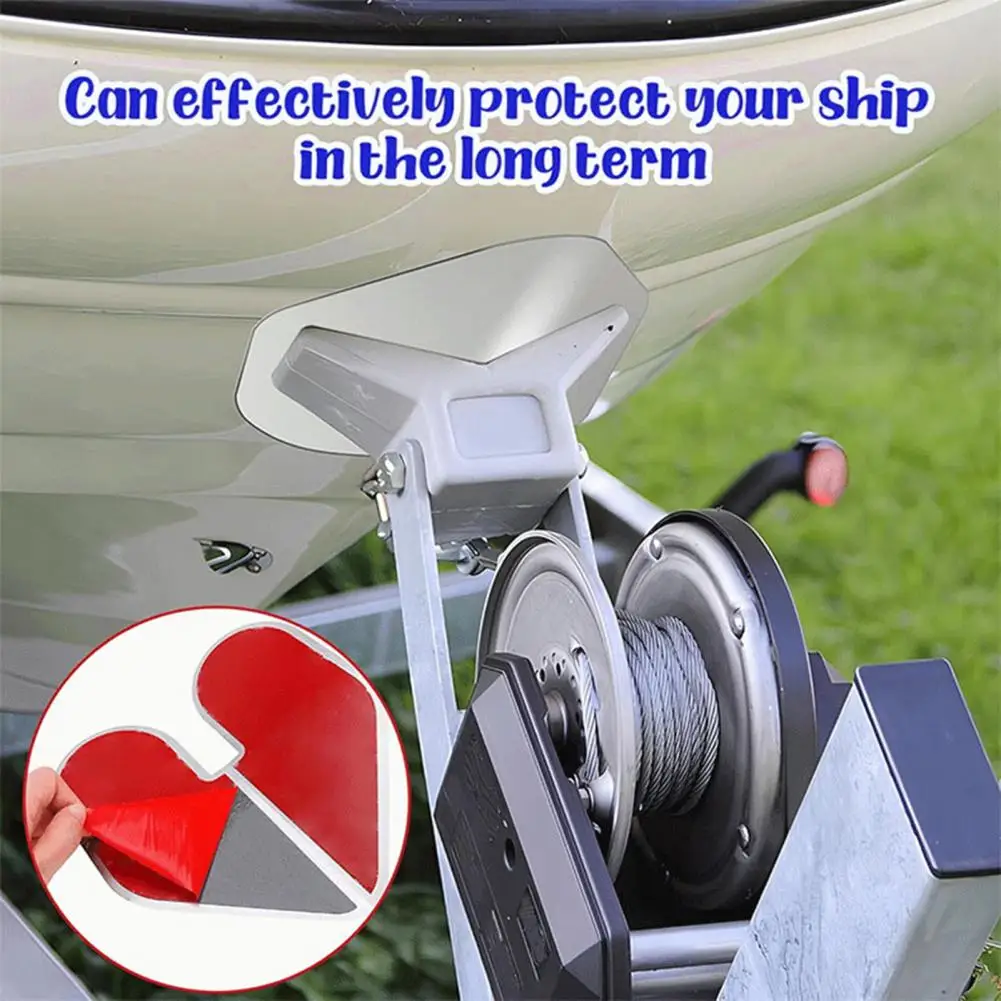2Pcs Stainless Steel Boat Bow Protector Boat Hull Shield Bow Keel Guard Protects from Wear And Scratches Boat Protection Kit