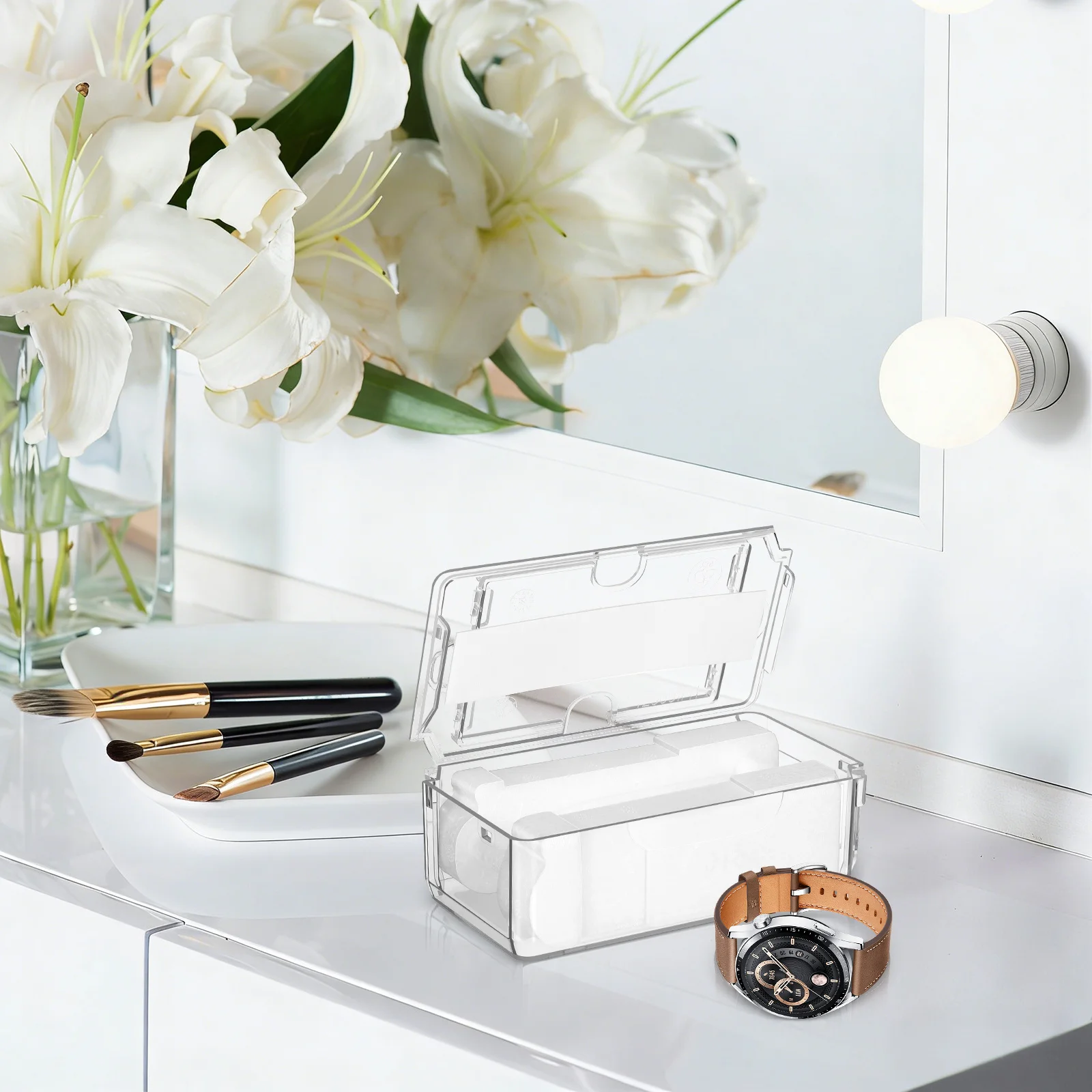 

Transparent PET for Men Inner Holder Watch Display Box Display Watch Box Storage Case Suitable for Gift Packaging Storage