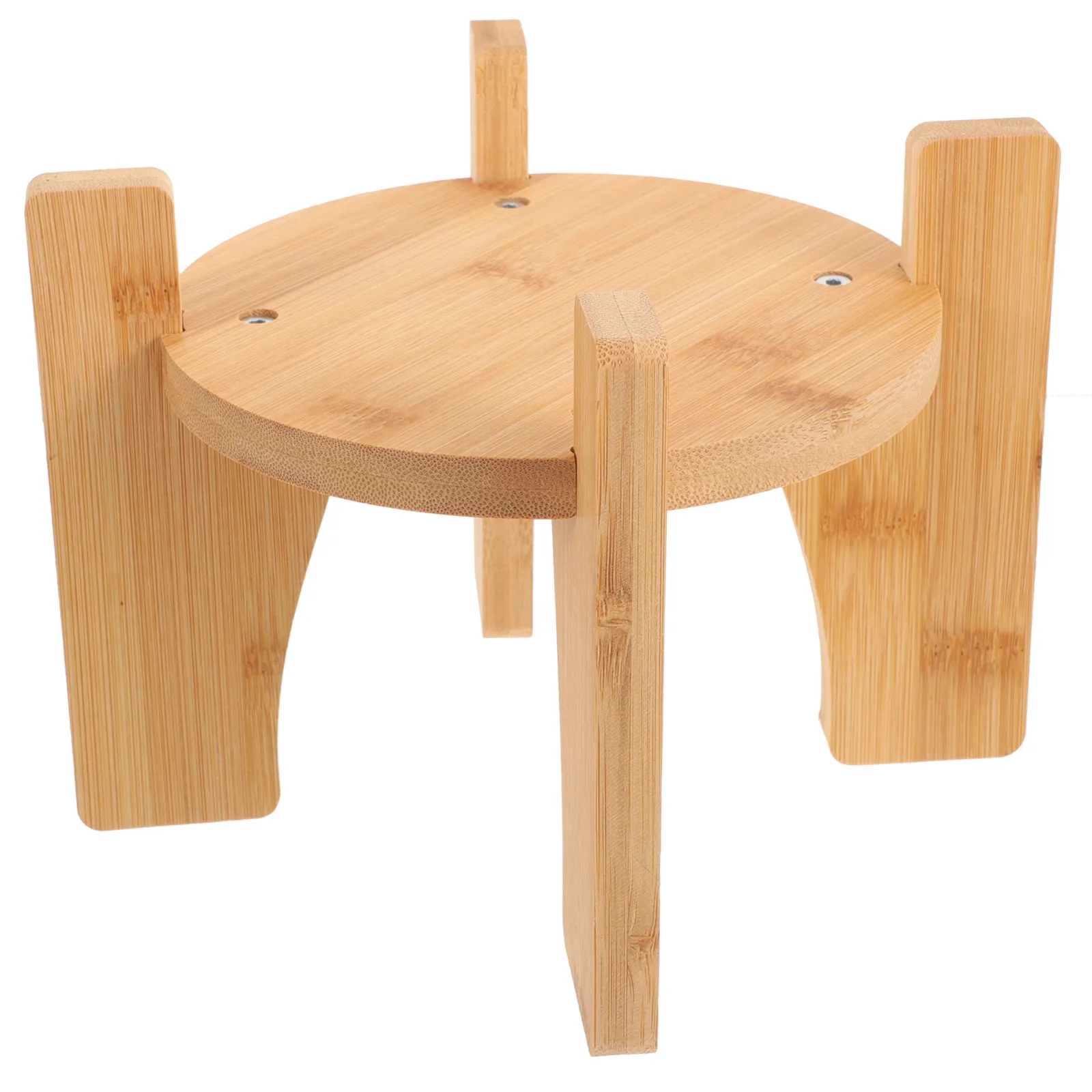 

s Wooden Drink Dispenser Stand Beverage Holder Teapot Vase Stand Bottle Rack Wood Base for Home Decor Storage