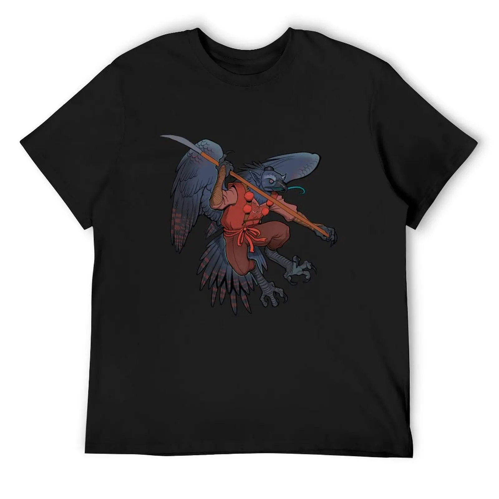 

Tengu shirt T-Shirt plus size clothes T-shirts oversize graphic t shirt vintage Clothing t shirts for men graphic