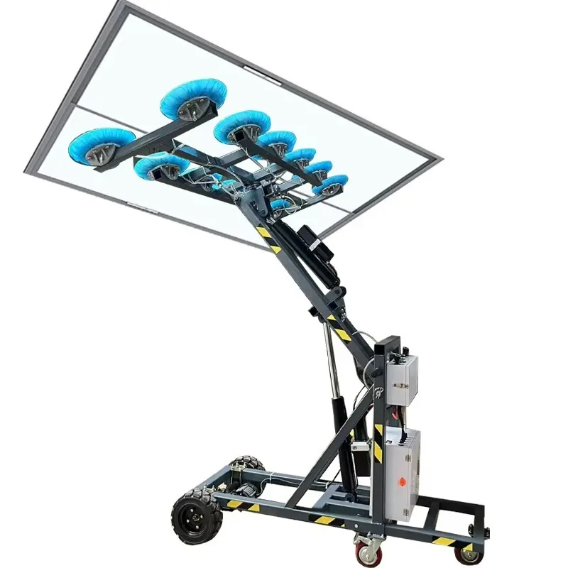 Window Curtain Glass Installation Manipulator Electric Glazing Robots Glass Lift Glass Suction Vacuum Lifter 200kg 400kg 800kg