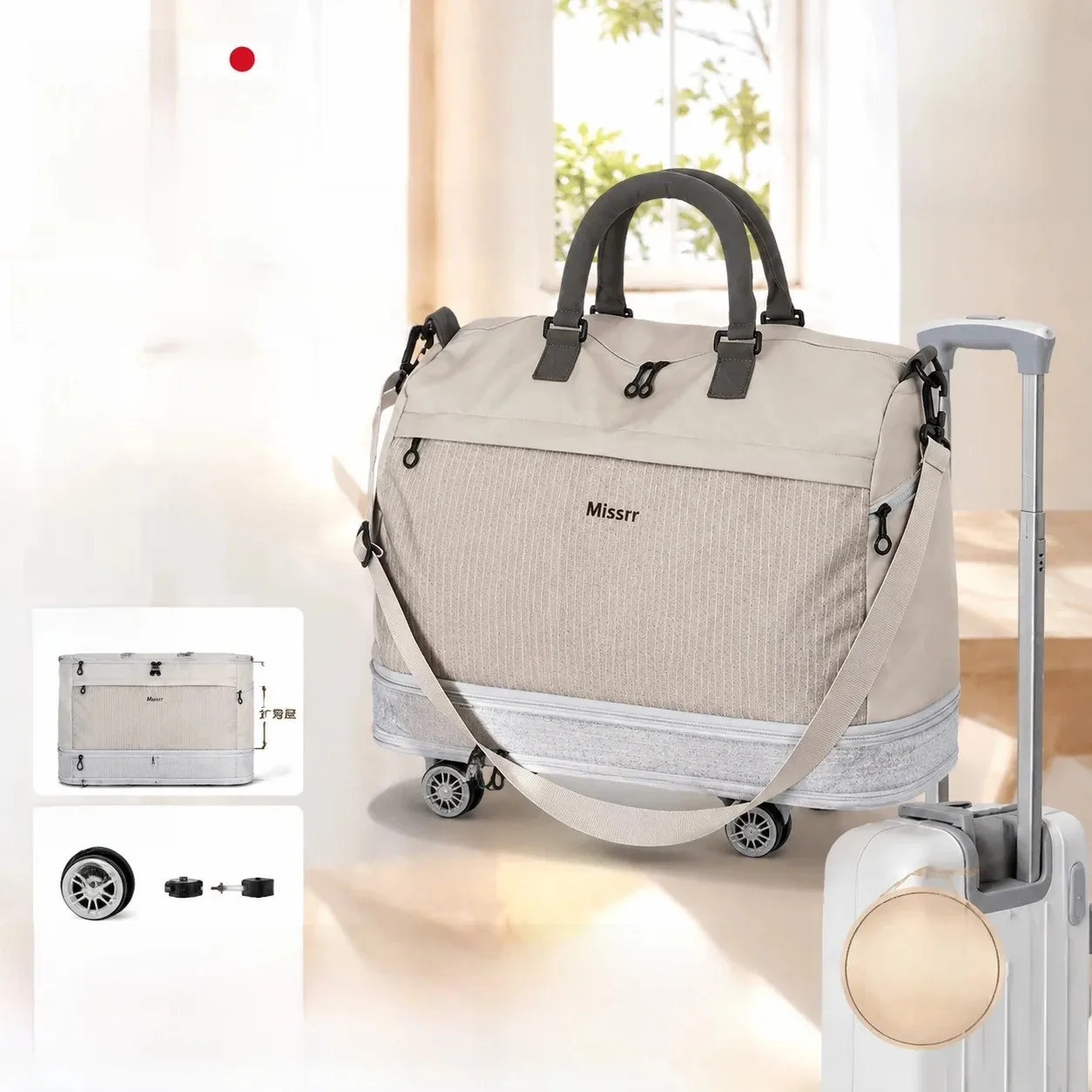 sac-de-voyage-a-double-compartiment-a-roulettes-extensible-portable-sac-de-rangement-a-main-poignee-souple-polyester-pliable-en-pu