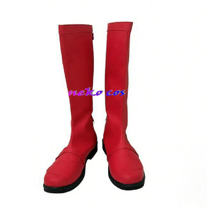 

nekocos Rider No.2 shin 2go red boots Shoes Cosplay Costume