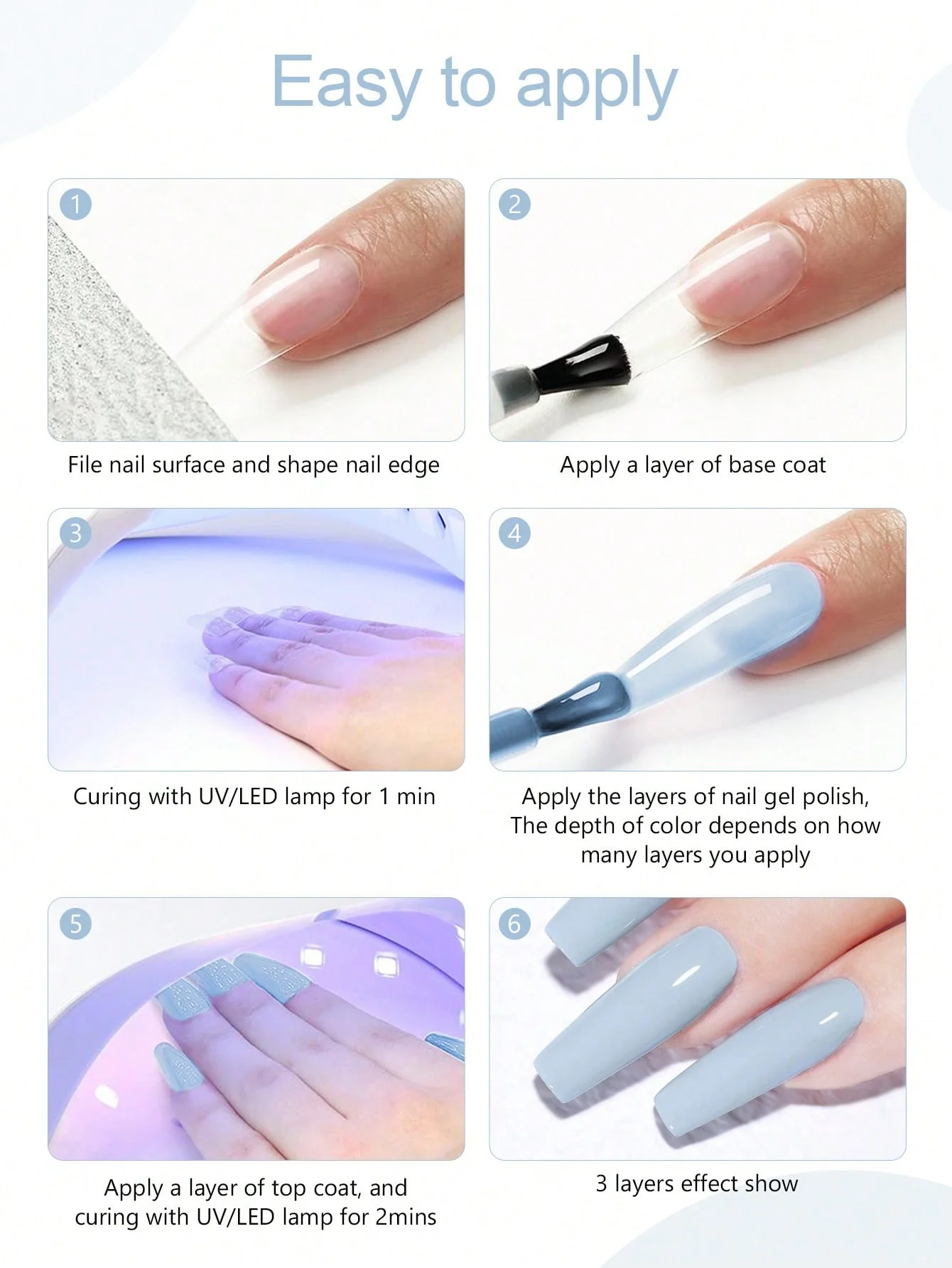 7.5ml Glitter Rubber Base Gel Polish Gold Sequins Blue Base Gel Top Coat Soak Off UV LED Nail Art Varnish Manicure