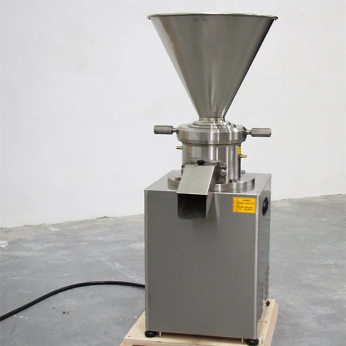 Stainless steel 100-150KG/H sesame peanut butter machine small colloid mill