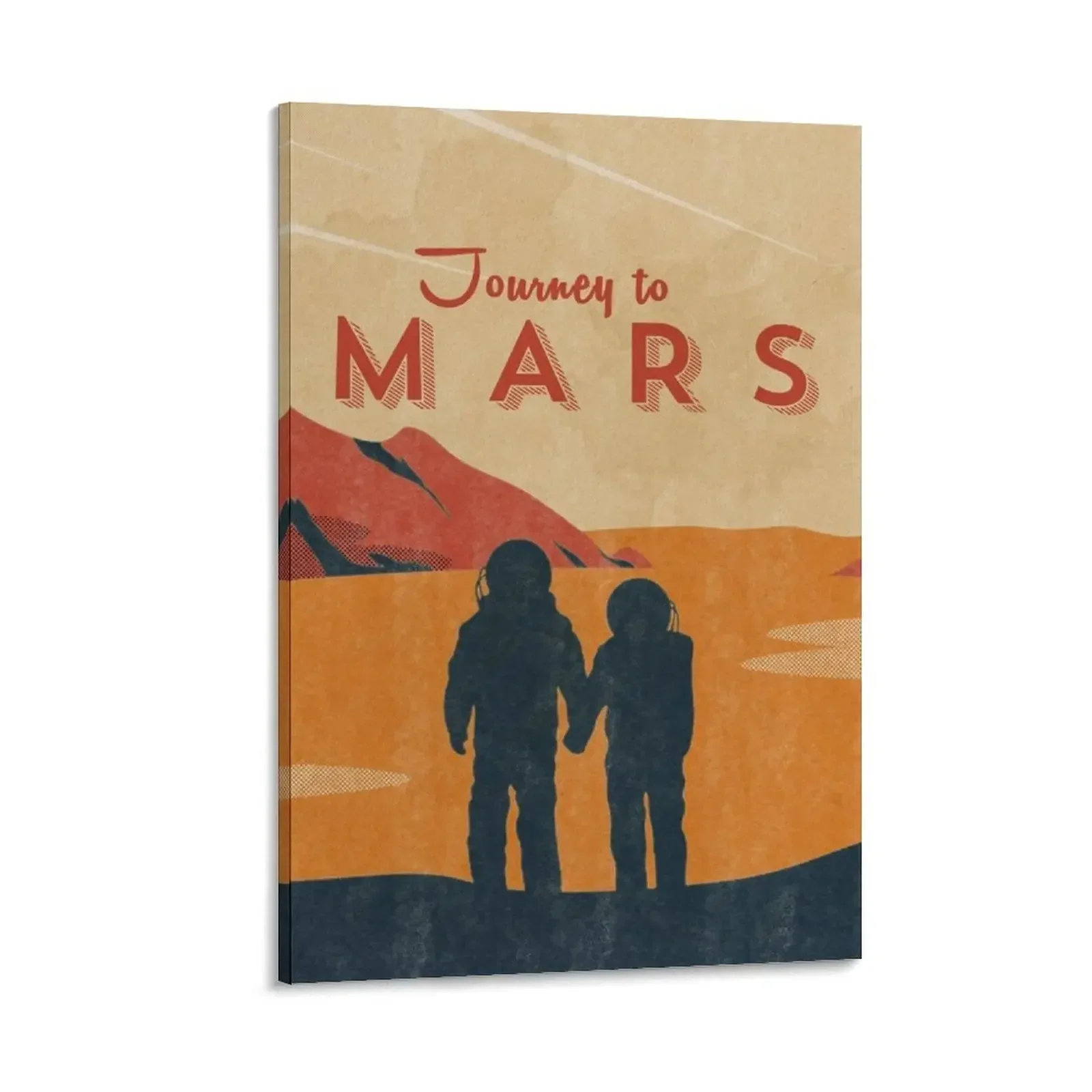 

Journey to Mars - Vintage space poster #5 Canvas Painting anime nordic home decor room decorations