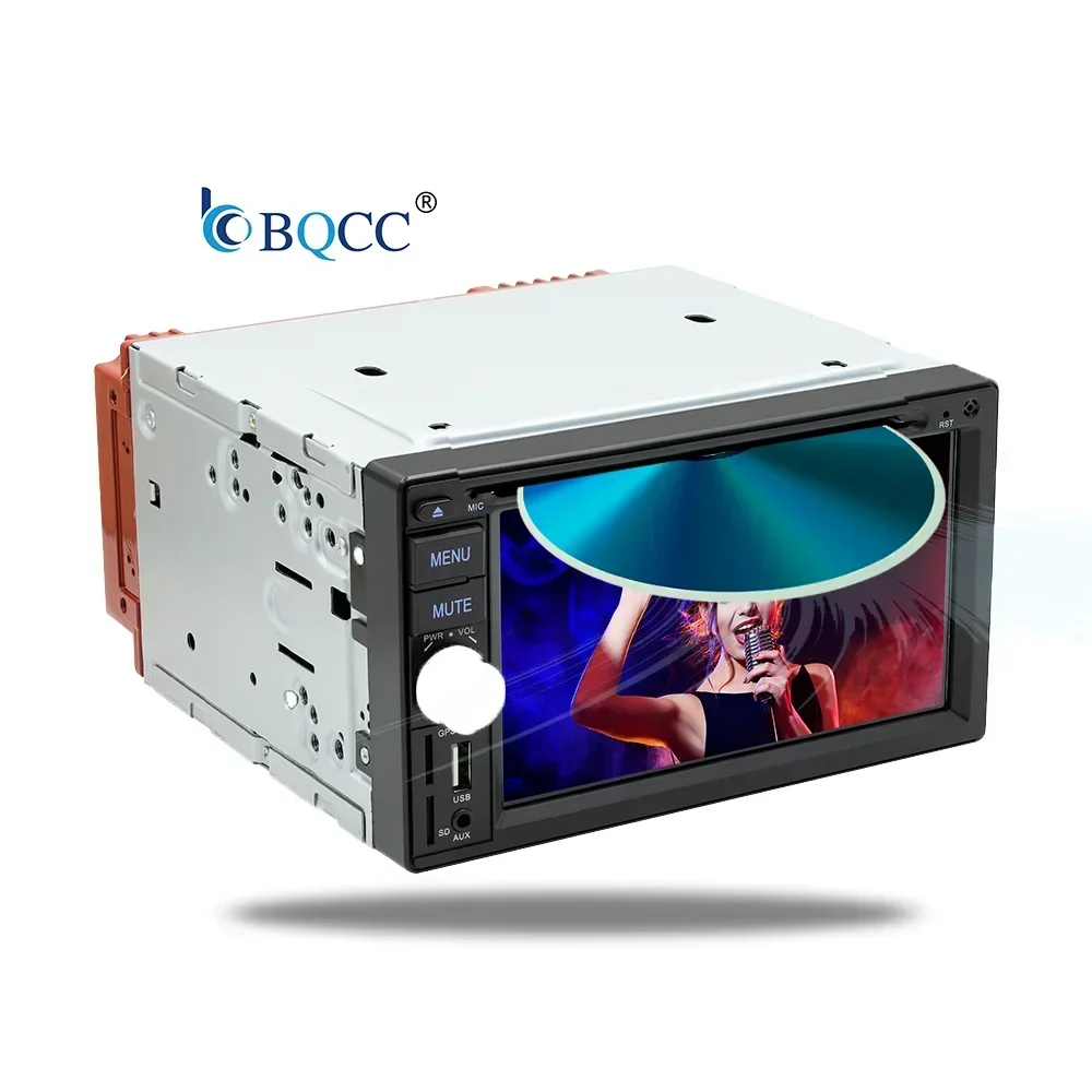

BQCC 6.2" 1Din Universal Long Body Carplay Android Auto Car DVD/CD/VCD Player RDS/Bluetooth/FM/AUX-in/USB Car Media Stereo S4800