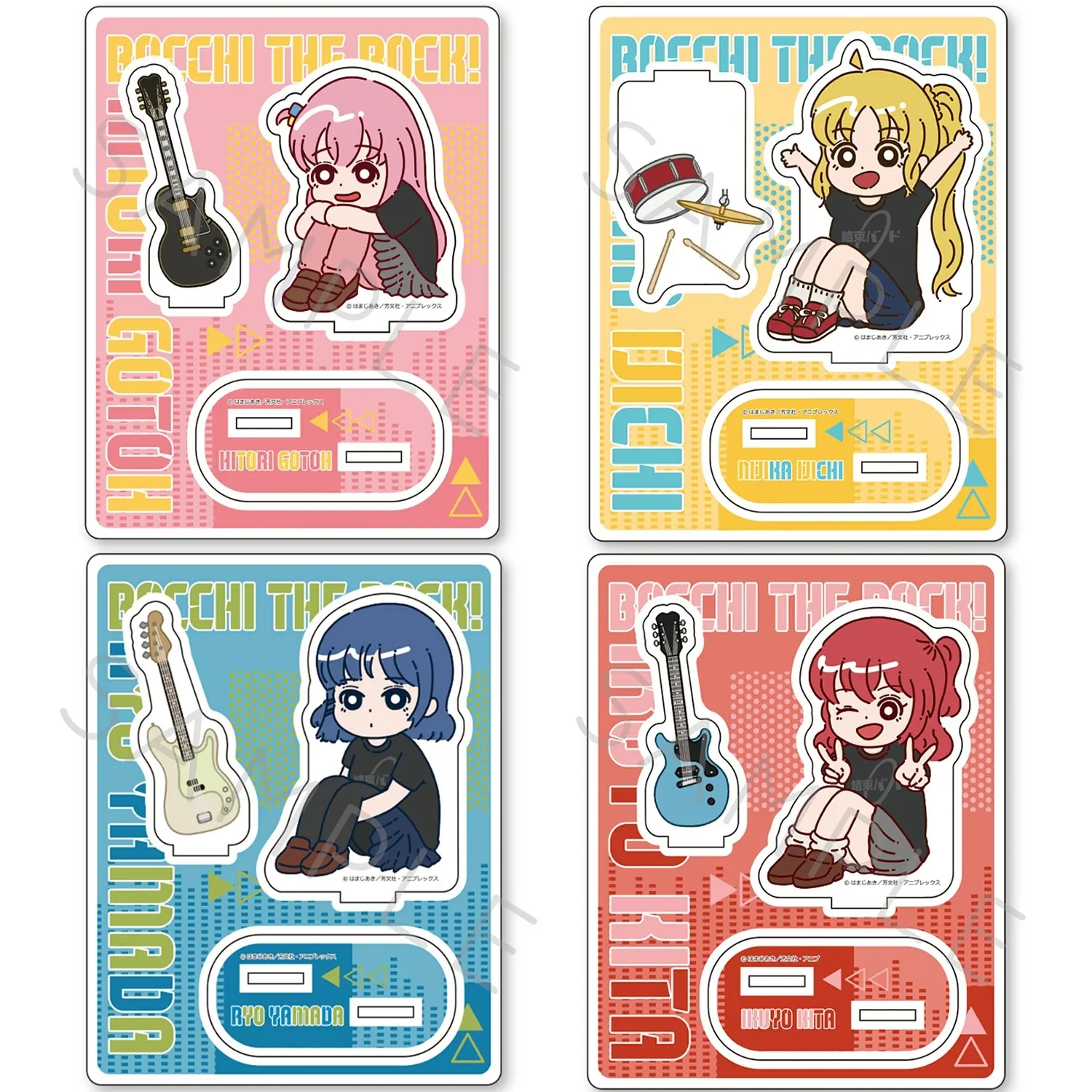 

FACTORY STORE Anime BOCCHI THE ROCK! Acrylic stand sign Science fiction Transformation Desktop ornament Friends gifts 15cm