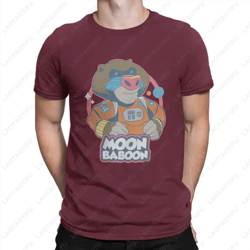 Men Women Round Neck Basic Tshirt Streetwear Unique Gift It Takes Two Moon Babuon Lovely Pattern Unisex High Quality Cotton Tees