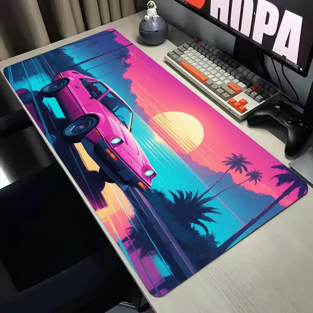

Neon style car Mouse Pad Mouse pad