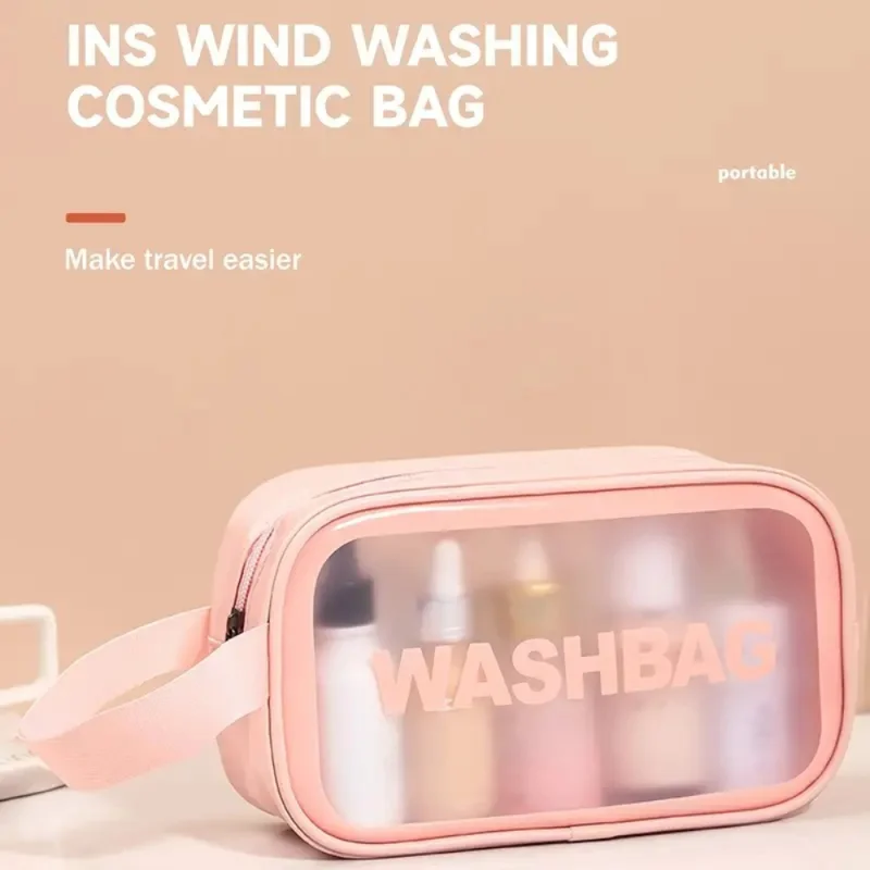 Portable Makeup Organizer Bag with Multiple Compartments for Cosmetics and Accessories