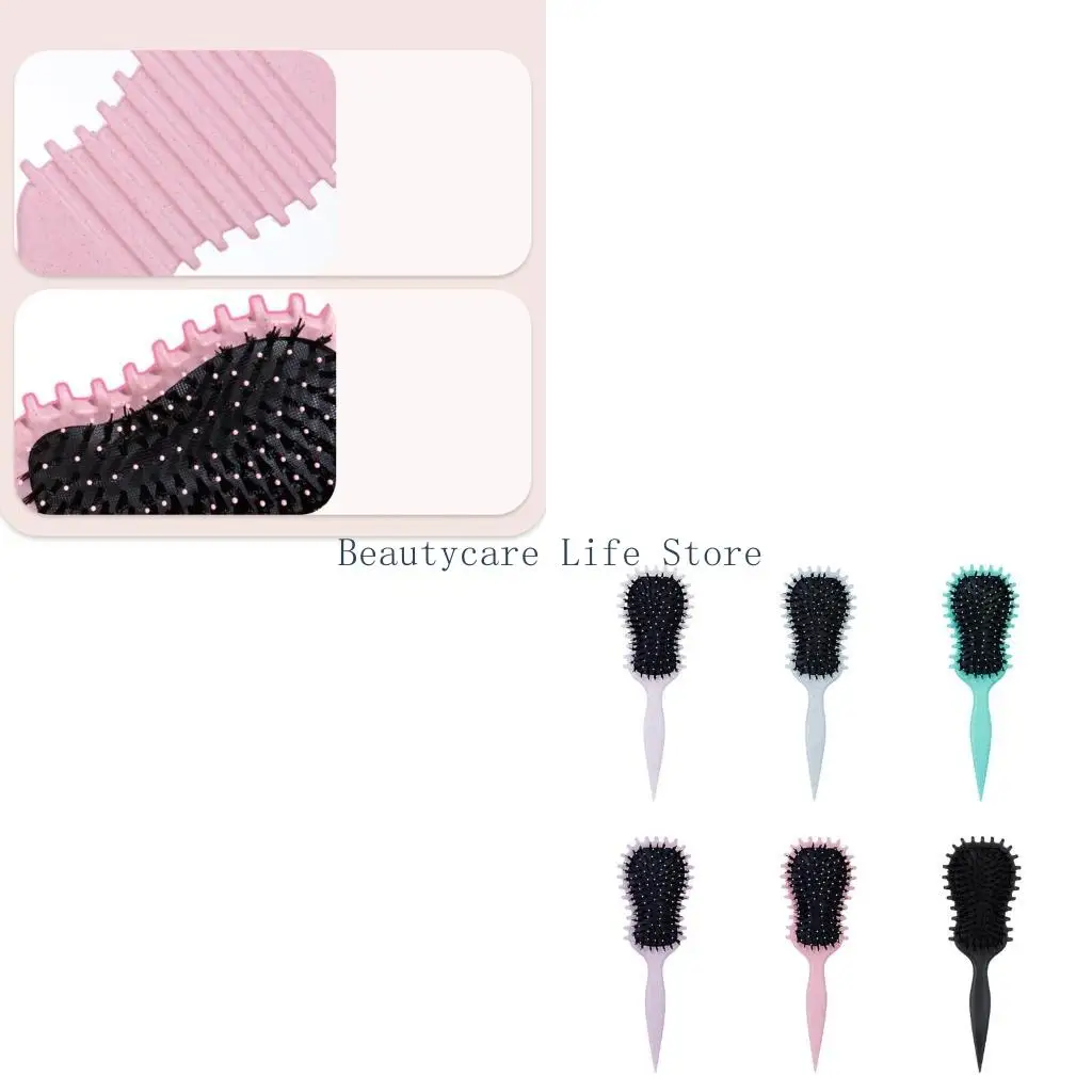 652C Nylon Teeth Guitar Comb Styling Accesories For Home Office Or Travel Hair Care