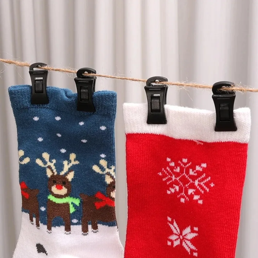 1/20PCS Sock Clip Holders Sock Washing Locks Multifunctional Clothes Pegs Laundry Hooks Socks Hanger for Scarf Dress Bra Skirt